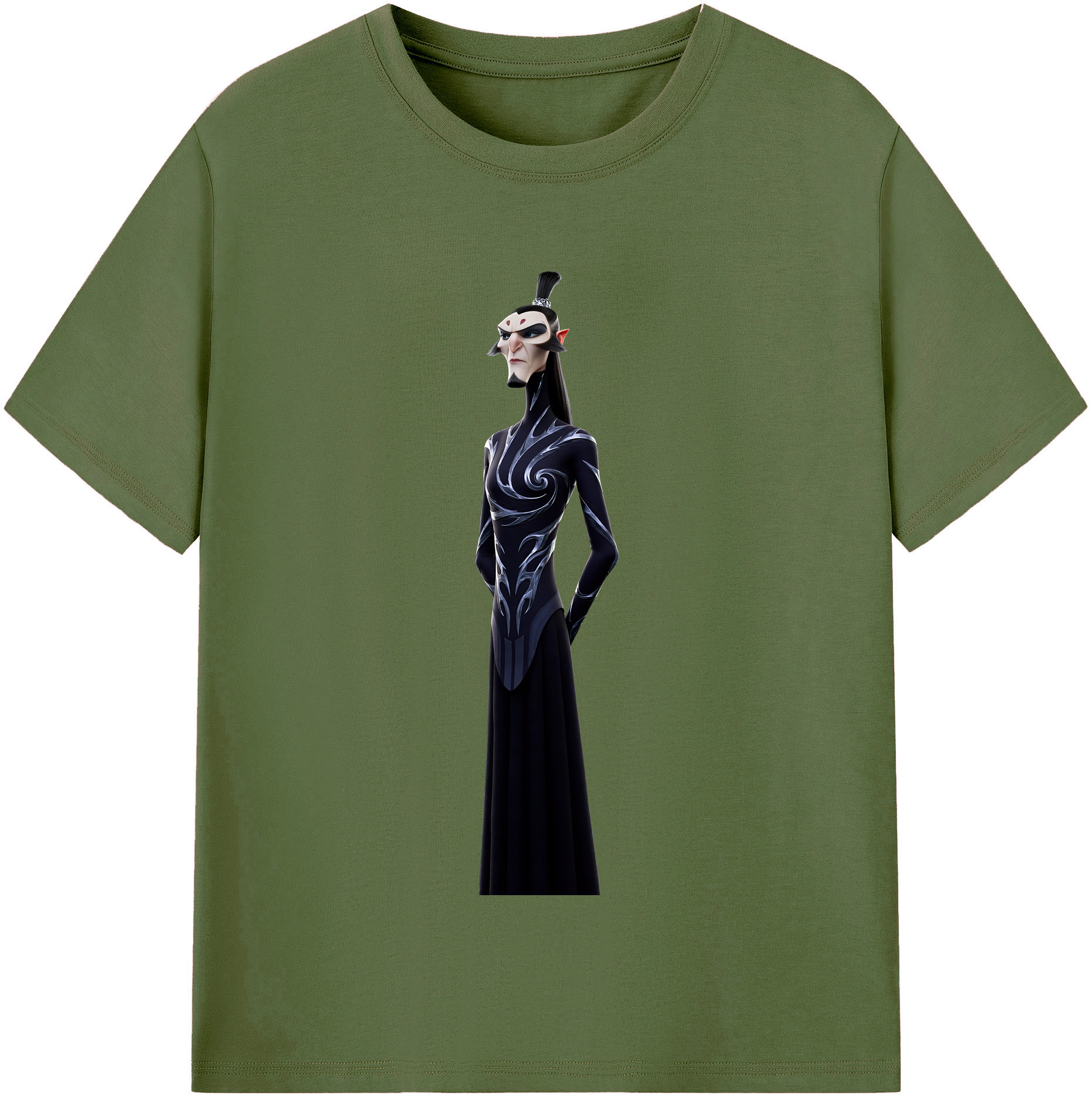 （画像用） Ne Zha 2 ナタ 魔童の大暴れ 綿100％半袖Tシャツ（フロントプリント）